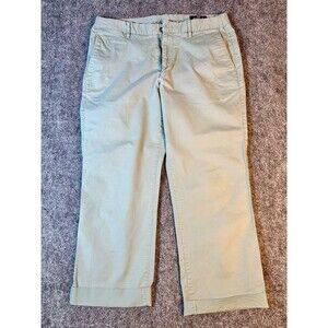 Bonobos Mens Green Chino Pants 35W 34L Preppy Coastal Ivy Classic Refined Staple